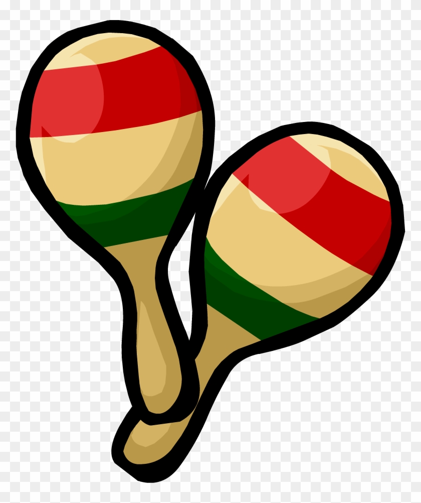 Clip Art Of A Pair - Animated Maracas #28421