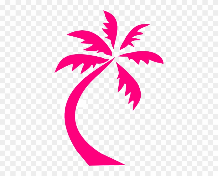 Pink Palm Tree Clip Art #28494
