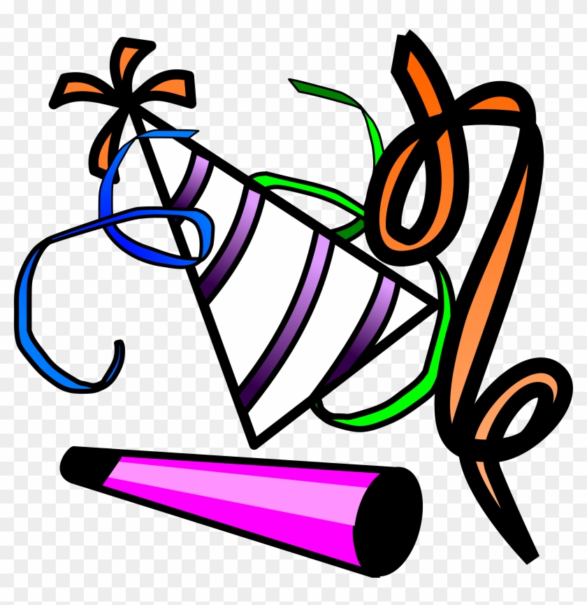 Party Clip Art - New Years Horn Clip Art #28670