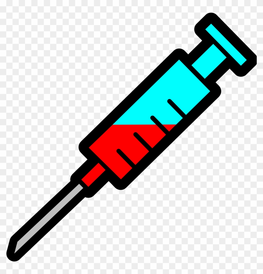 Liquid Cocaine - Syringe Clipart #28688