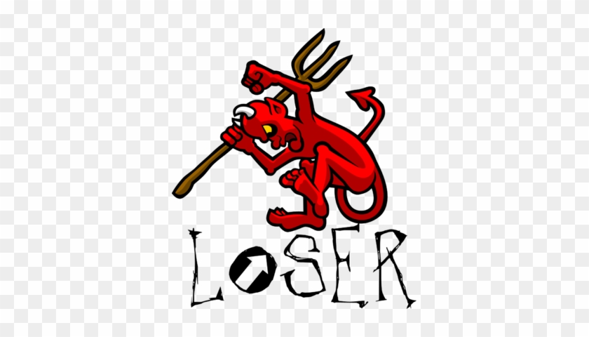 Satan Will Lose Clip Art - Devil Is A Loser #28712