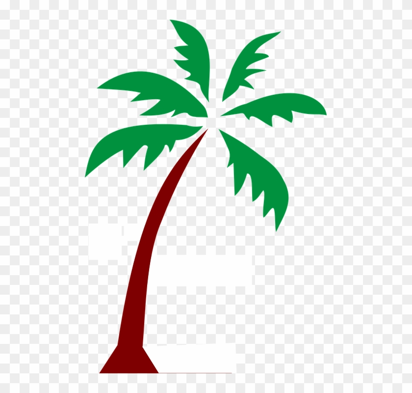Island Palm Fronds Tree Tropical Nature - Great Beach T-shirt For Manhattan Beach #28718