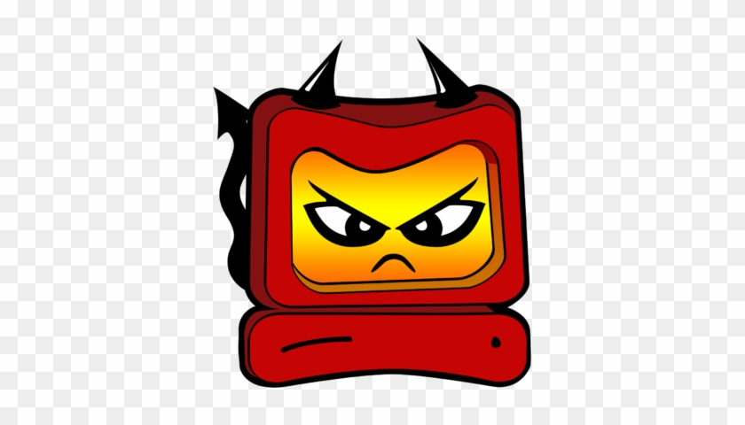 Devil Computer Clipart - Devil Computer Clipart #28727