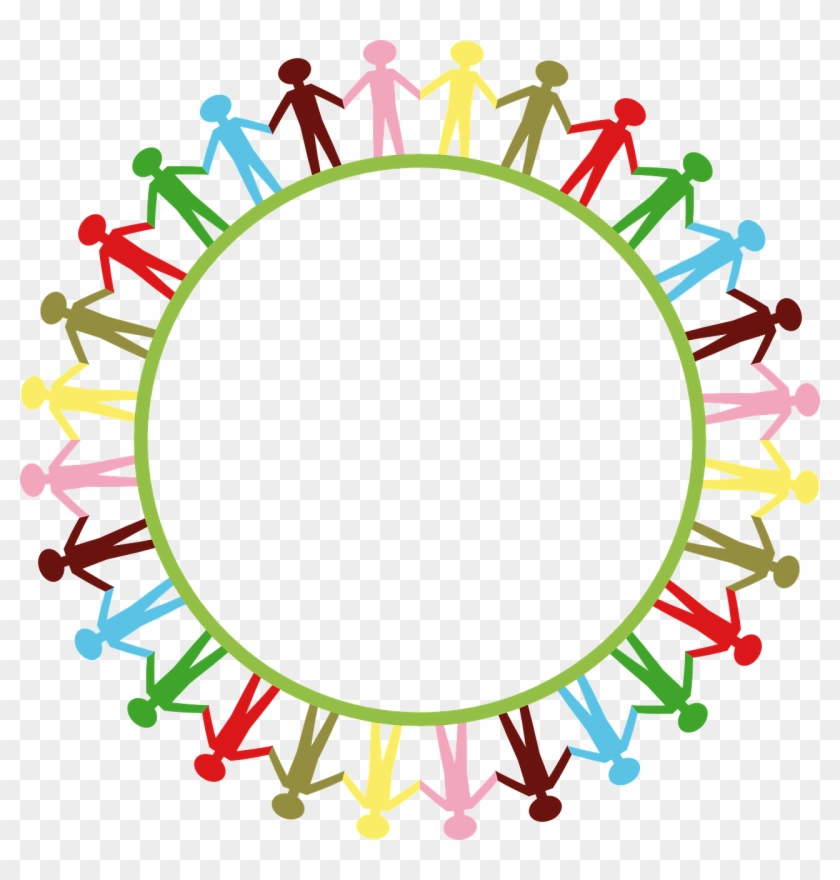 Calling All Writers And Artists - Circle Of People Holding Hands #28729