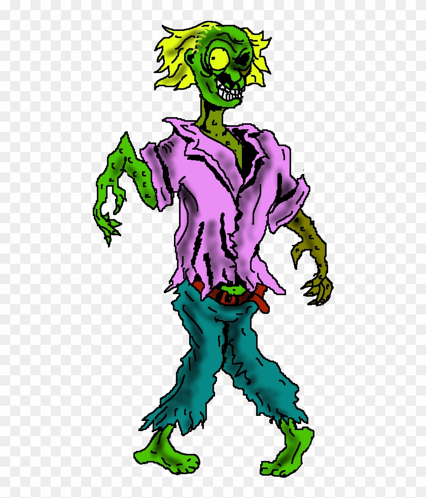 Free To Use Public Domain Halloween Clip Art - Cartoon Zombie Png Transparent #28768