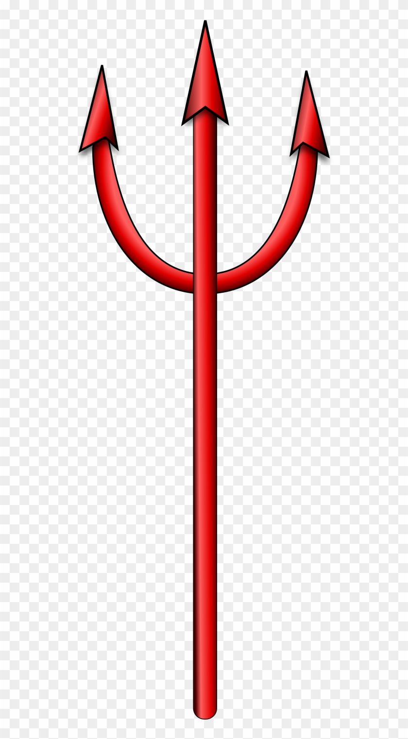 Big Image - Devil Pitchfork Clipart #28778