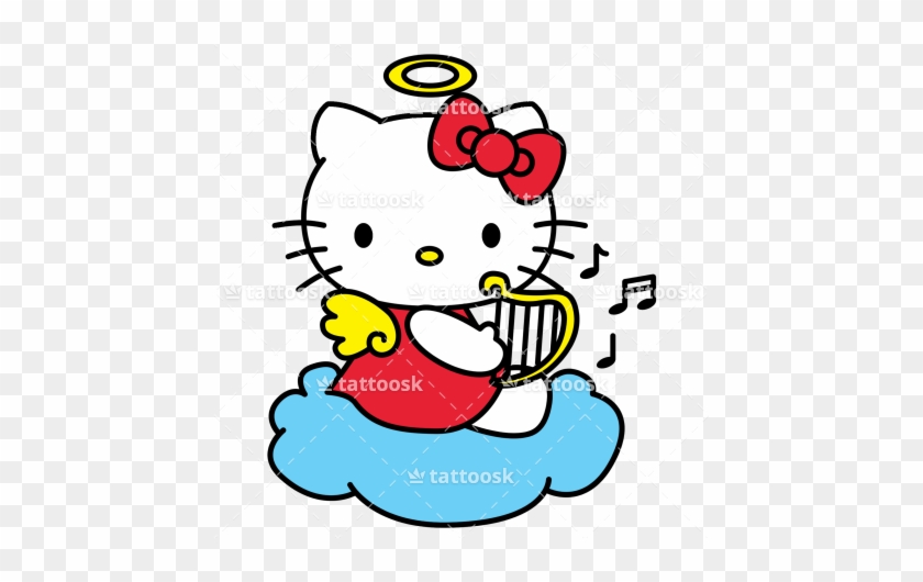 Hello Kitty Angel Tattoos For Girls Clipart - Hello Kitty Angel Png #28821