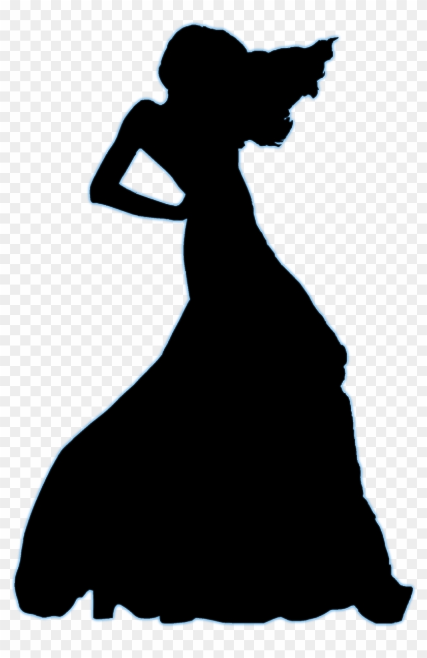 Fashion Model Silhouette Clip Art - Silhouette Of A Model #28836