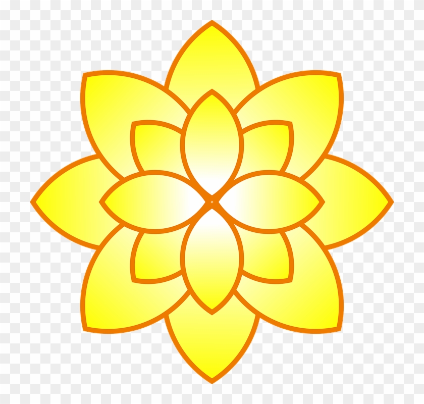 Simple Yellow Flower Clip Art At Clker - Only Good Bug Is The Dead Bug #28927