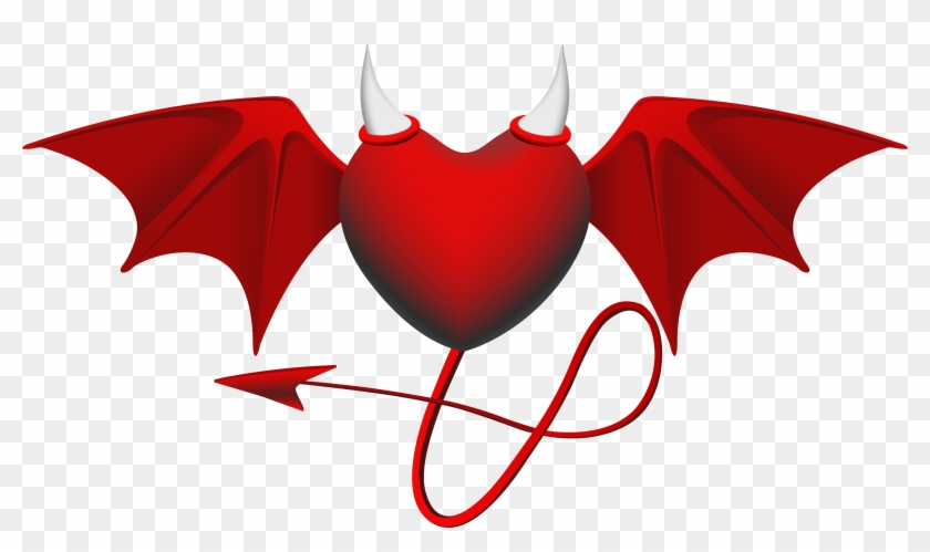 Devil Heart Png Clipart Image - Devil Png #28942