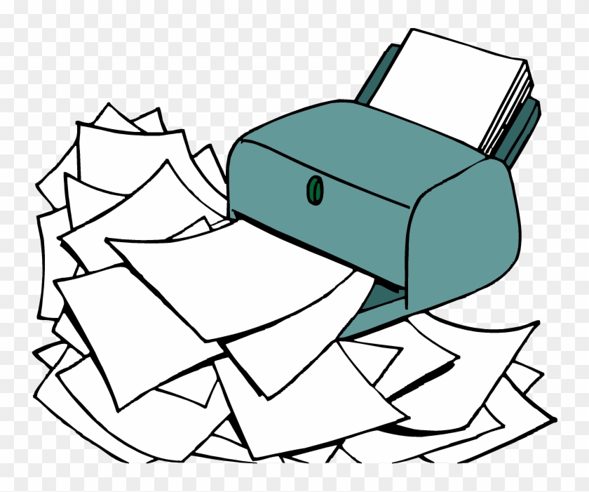 Save Paper Cliparts - Wasting Paper Clipart #28978