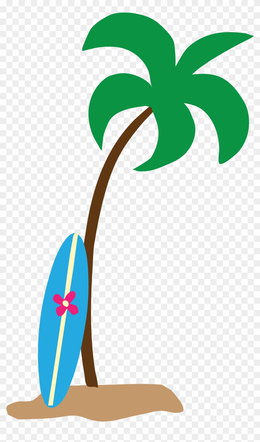 Where Are Students Going For Spring Break - Palm Tree Beach Clip Art #29002