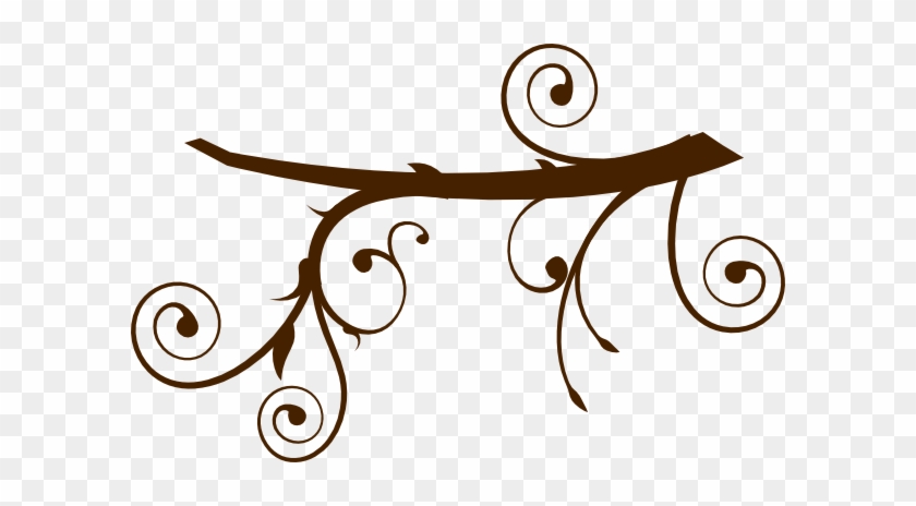 Brown Branch Clip Art - Brown Tree Branch Clip Art #29045