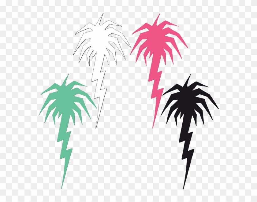 Lightning Palm Tree Diecut Sticker Pack - Capita Spring Break Slush Slasher Snowboard (length: #29070