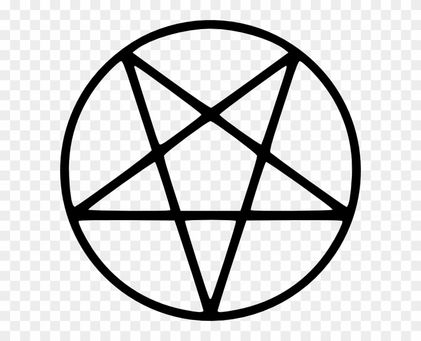 Demon Clipart Symbol Supernatural - Satanism Pentagram #29071