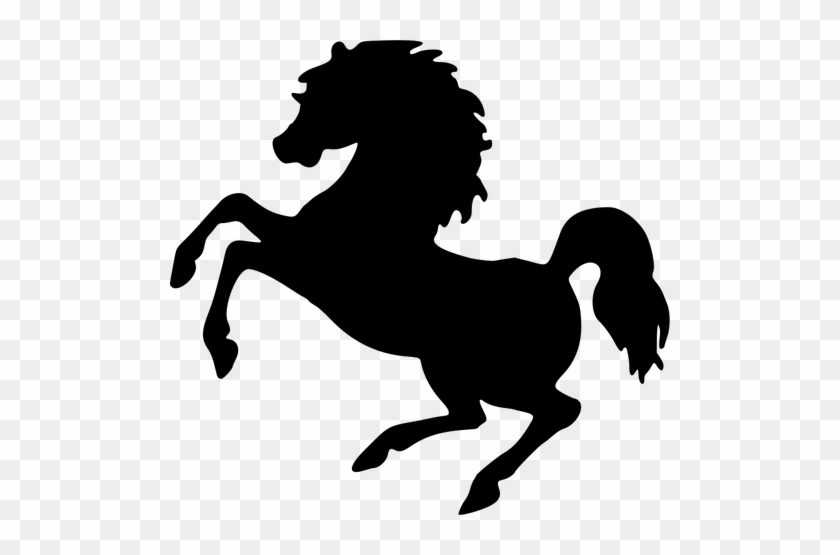 7001 Draft Horse Silhouette Clip Art Public Domain - Rearing Horse Silhouettes Png #29098