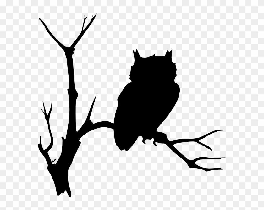 Owl Sitting On A Branch Clip Art At Clker - Ad Maiorem Dei Gloriam #29159