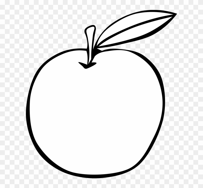 Apple Black And White Apple Fruit Free Clipart Names - Photography #29168