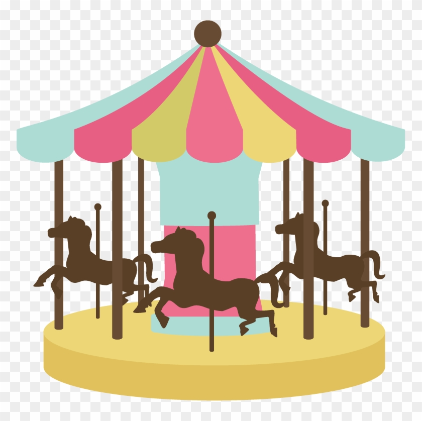 Carousel Clipart - Mary Go Round Clipart #29189