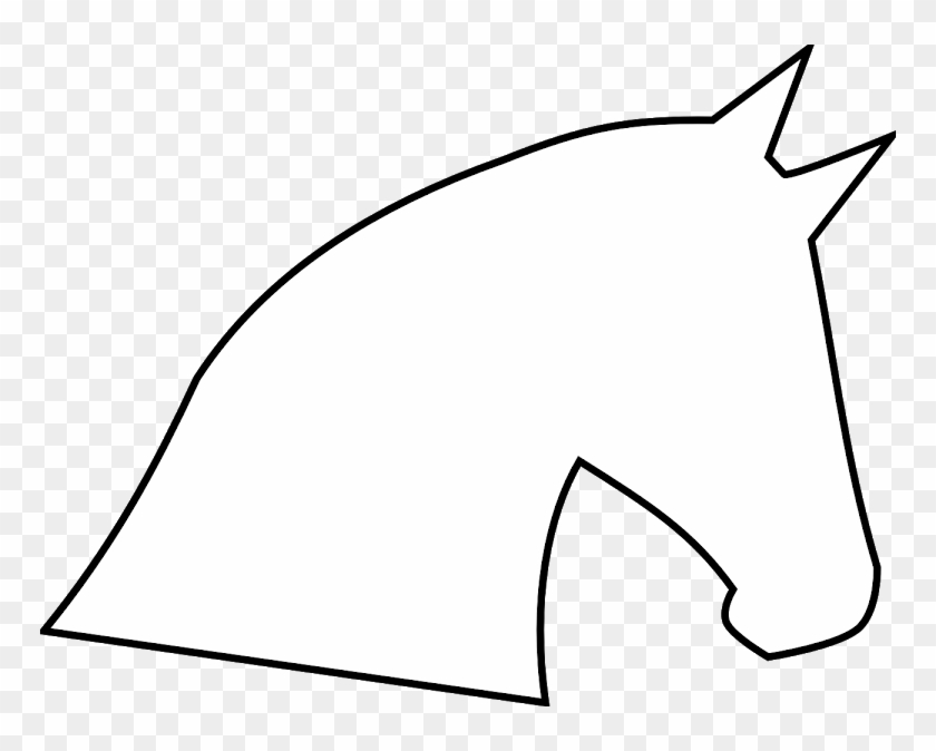 Horse Head Outline Clip Art - Horse Head Clip Art #29266