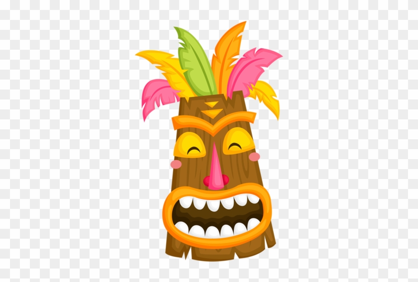 Hawaiian Anniversary Cliparts - Tiki Mask #29303