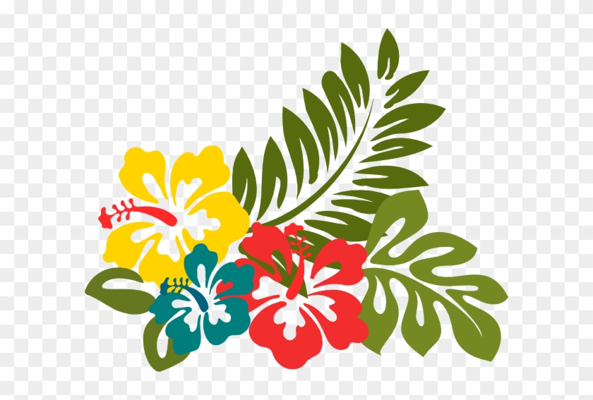 Hibiscus Clip Art - Hawaiian Flower Clipart #29321