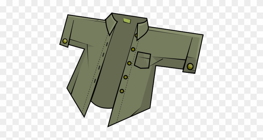 Free Brown Polo Shirt Clip Art - Button Up Shirt Clipart #29335