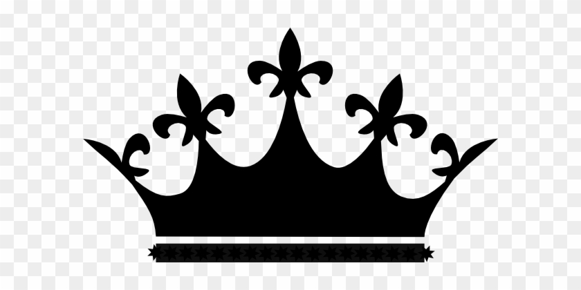 Queen Crown Clipart Black And White - Crown Black And White #29360