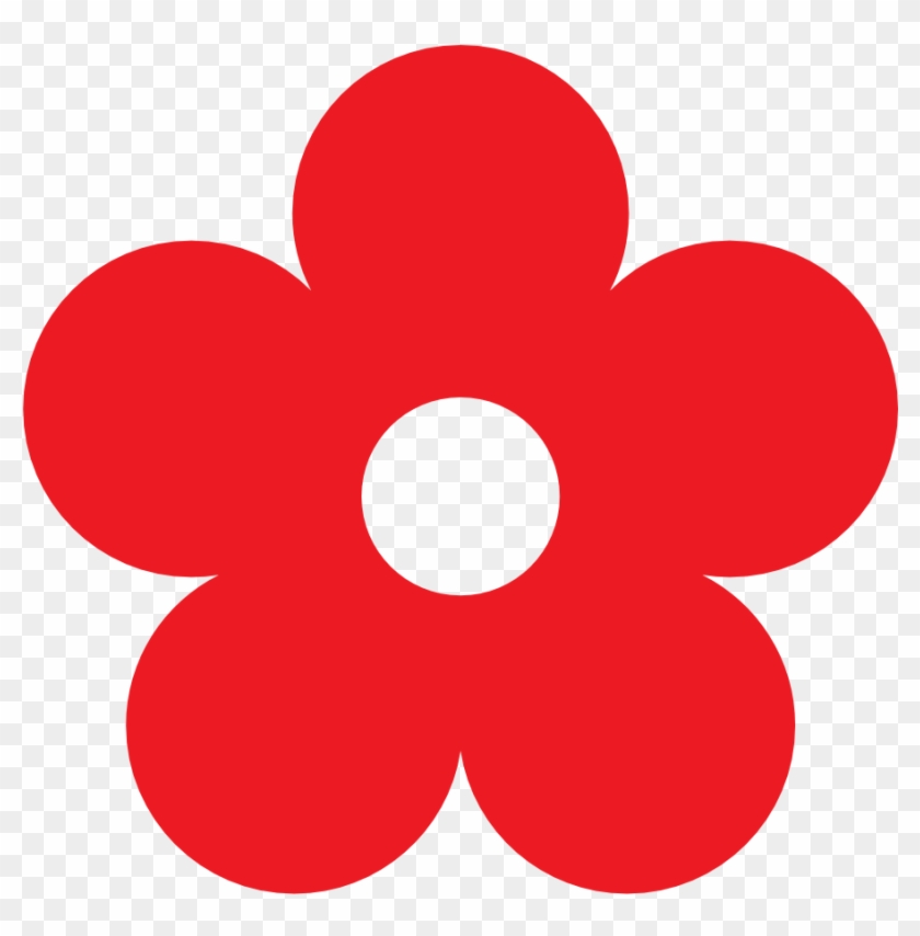 Red Flower Border Clip Art Free Clipart Images - Red Flower Clip Art #29437