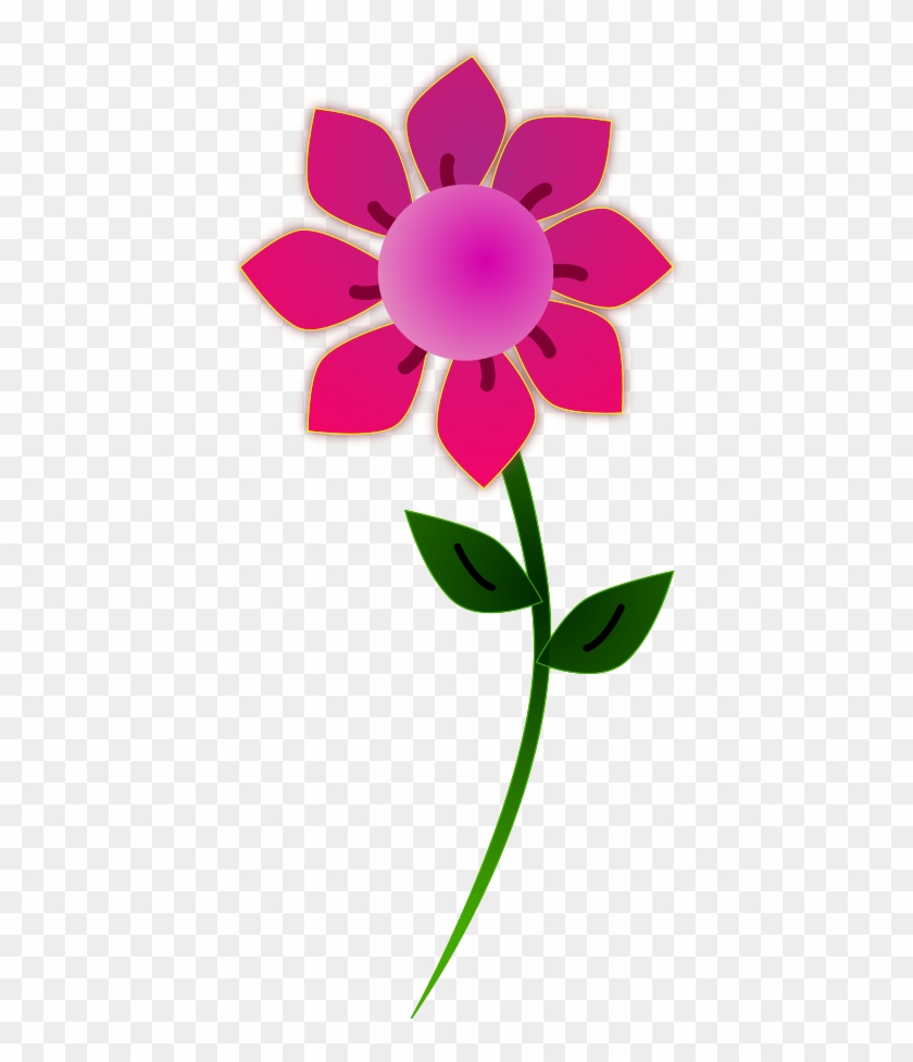 Pink Sun Flower Png Image - Clip Art Flower Png #29449