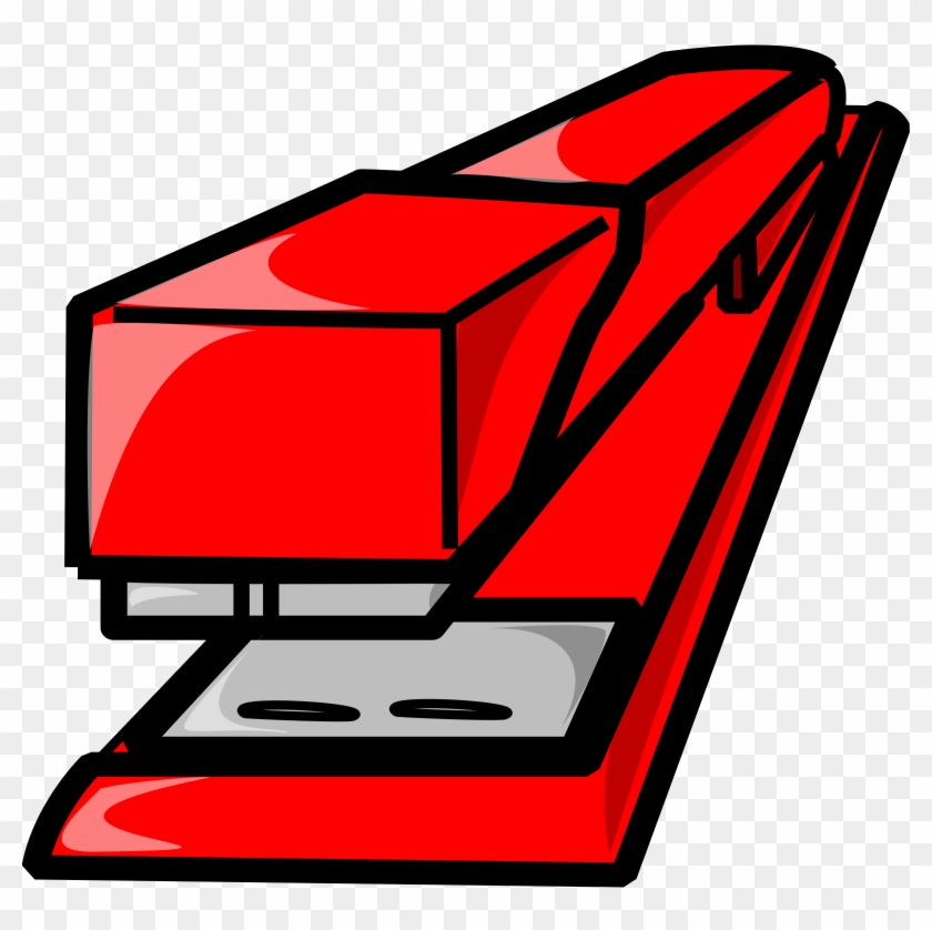 Free Vector Stapler Clip Art - Stapler Clipart #29517