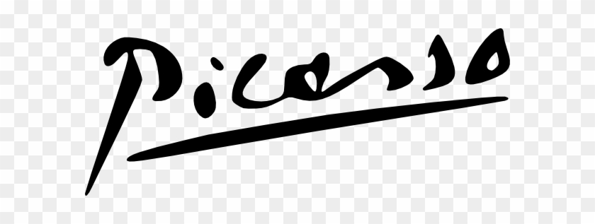 Free Vector Picasso Signature Clip Art - Picasso Signature #29586