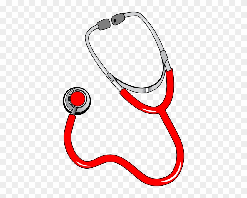 Red Stethoscope Clip Art - Stethoscope Clip Art #29634