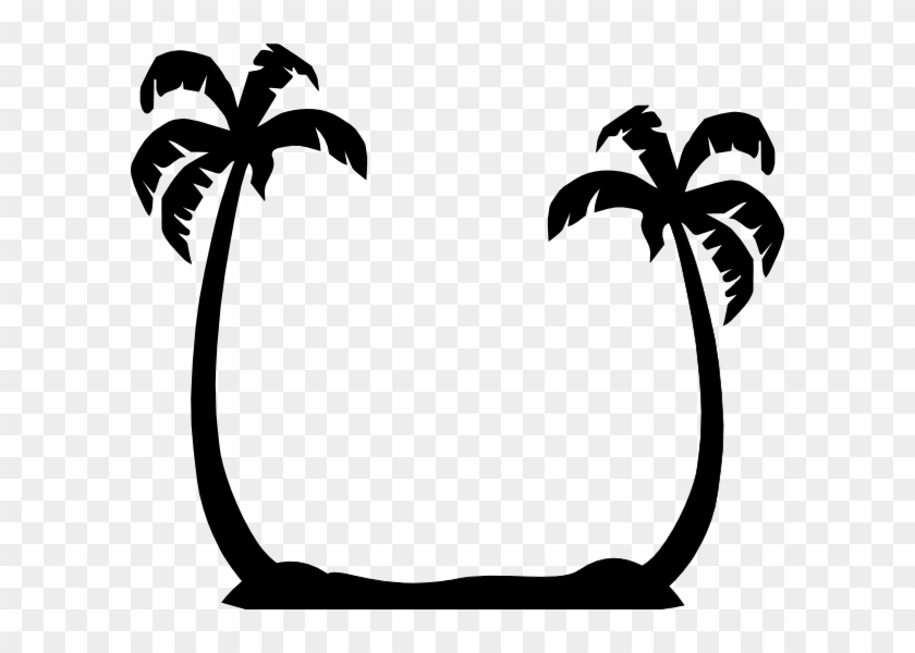 Tall Palm Trees Clip Art - Free Beach Svg #29837