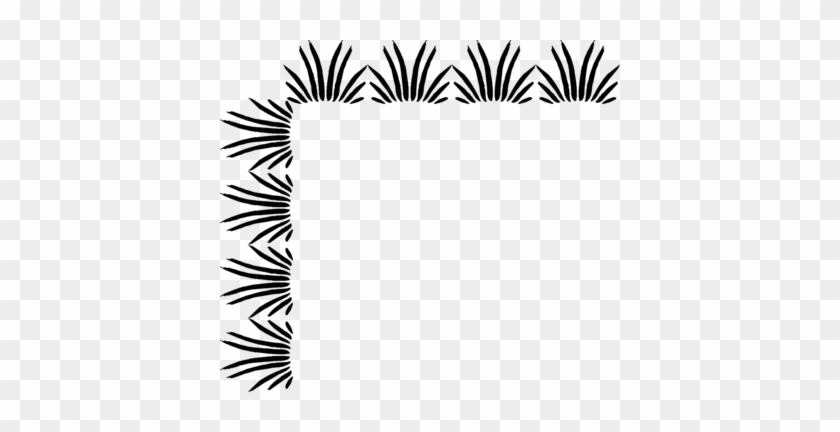 Grass Clip Art Border - Black And White Borders #29896