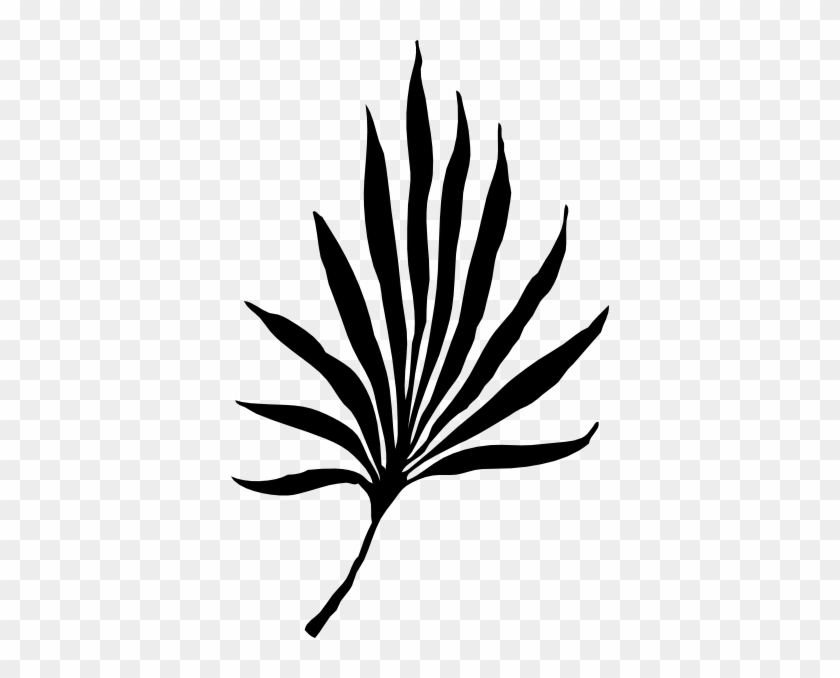 Wonderful Palm Sunday Clipart Black And White Clip - Palm Frond Clip Art #29905