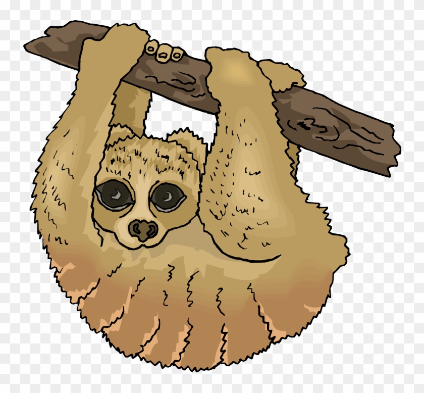 Free Sloth Clipart The Cliparts - Three Toed Sloth Clipart #29945