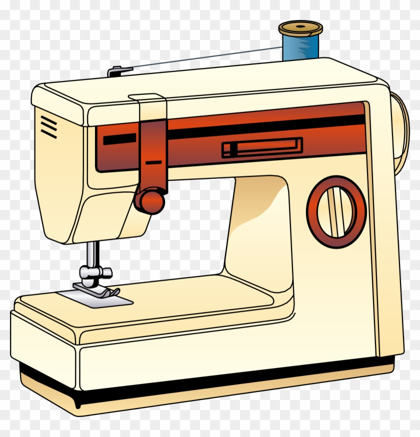 Sewing Threads Clipart - Sewing Machine Clip Art Png #30004