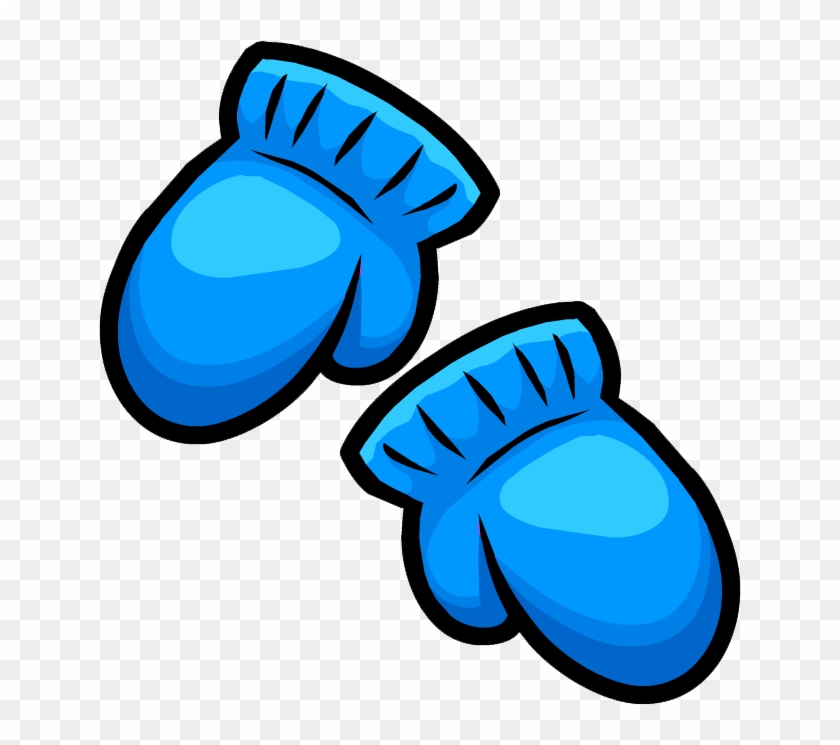 Mittens And Gloves Clipart - Blue Mittens Clipart #30013