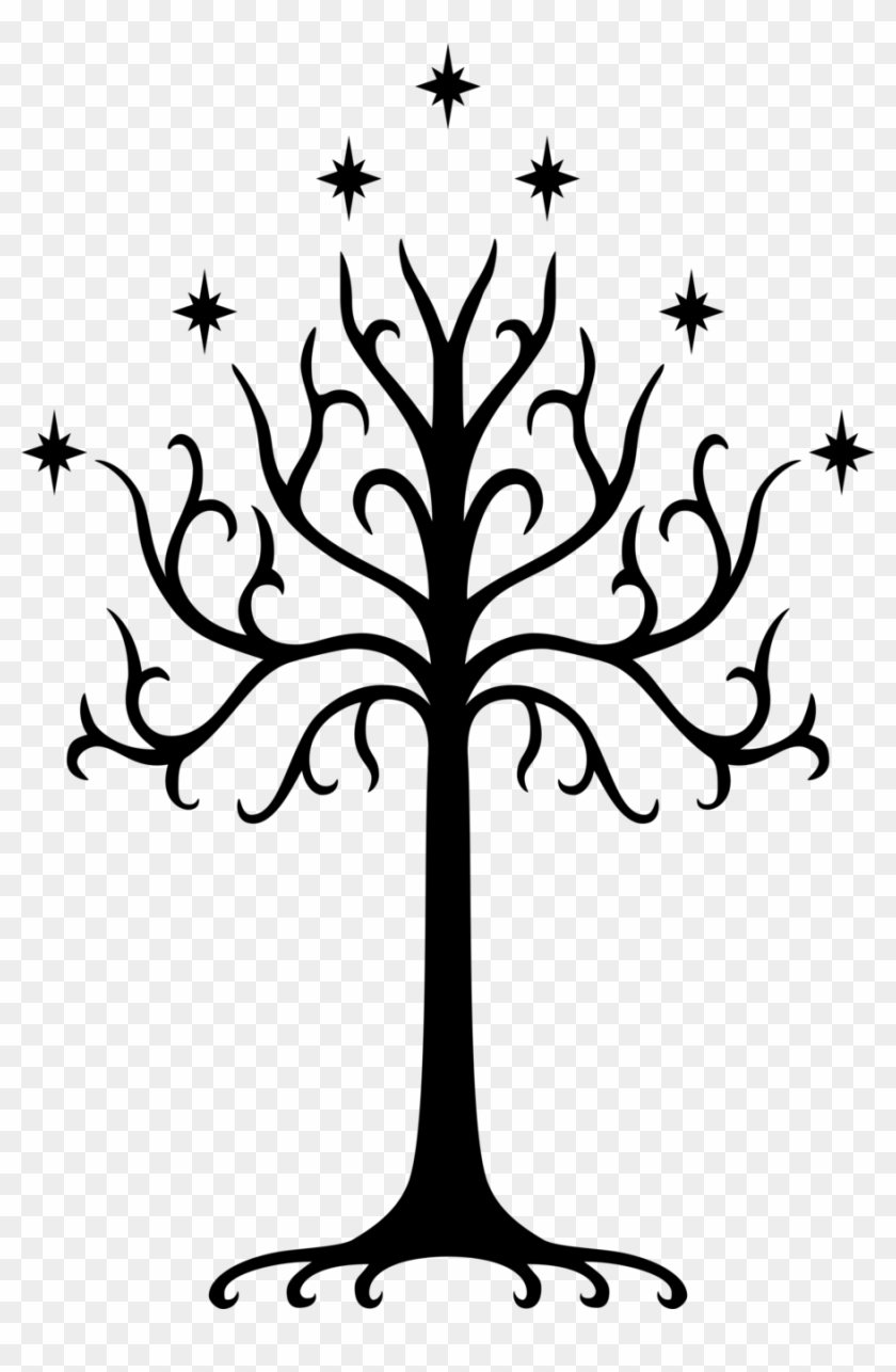 Black And White Tree Clipart - Lord Of The Rings Tree #30077