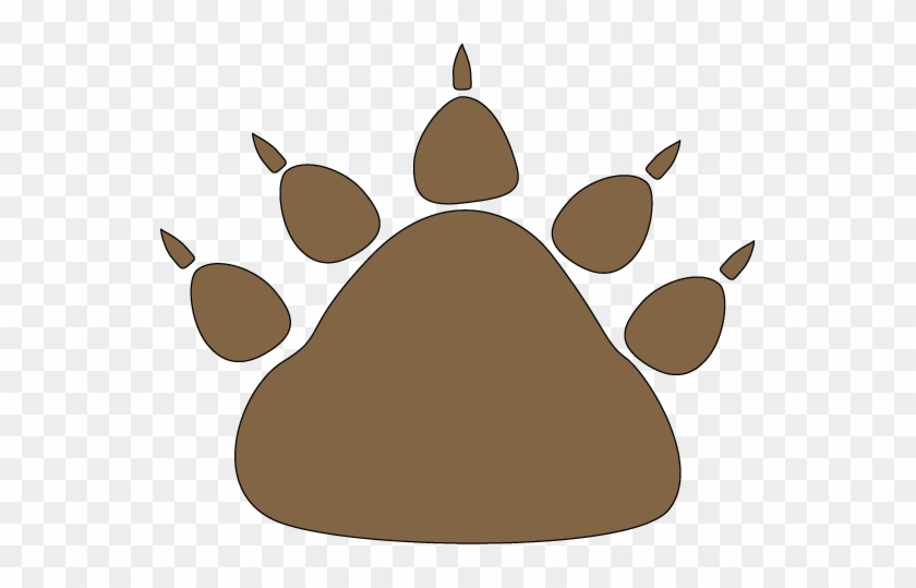 Brown Bear Paw Print - Brown Bear Paw Print #30334