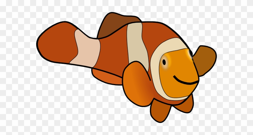 Clown Fish Clip Art Free Vector - Fish Clip Art #30337