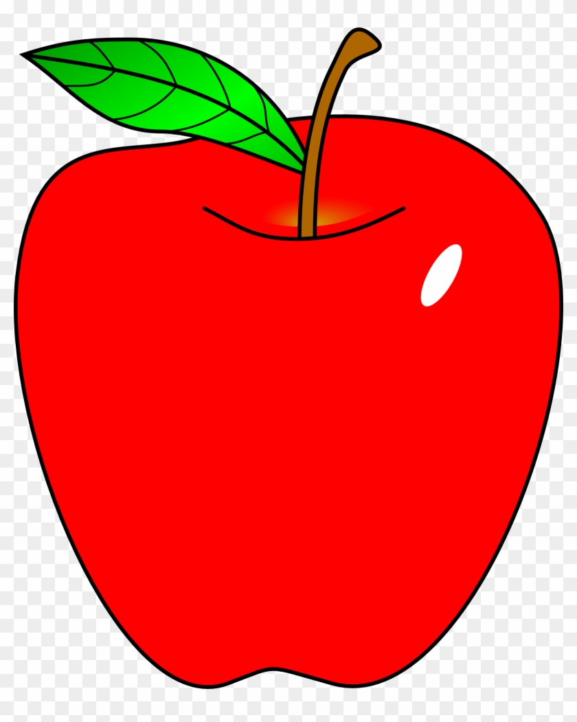 Cartoon Apple - Apple Clipart #30439