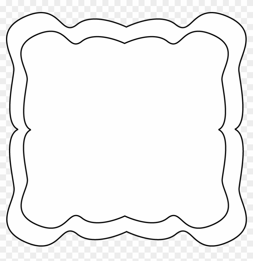 Curvy Frame - Zig Zag Frame Png #30459