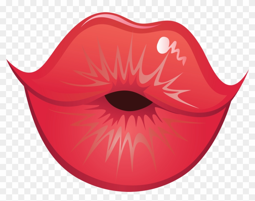 Kiss Fish Clipart Clip Art - Lips Kiss Clipart #30505