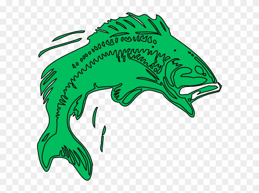 Bass Fish Clipart - Cartoon Bass Fish Png #30532