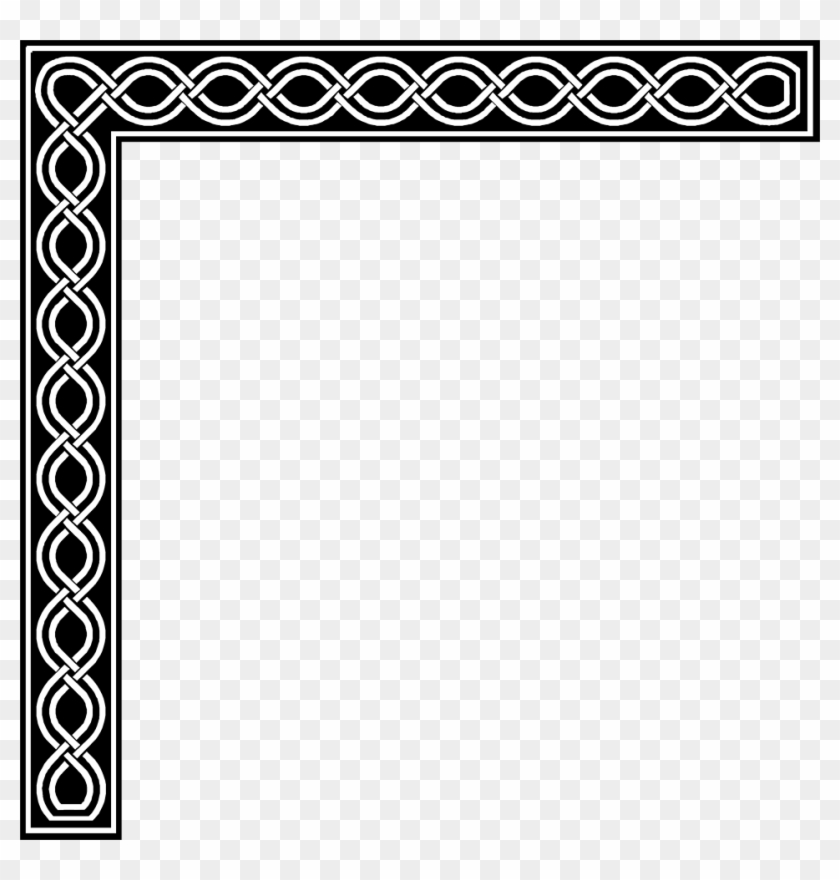 Elegant Corner Border Png - Corner Border Clip Art #30609