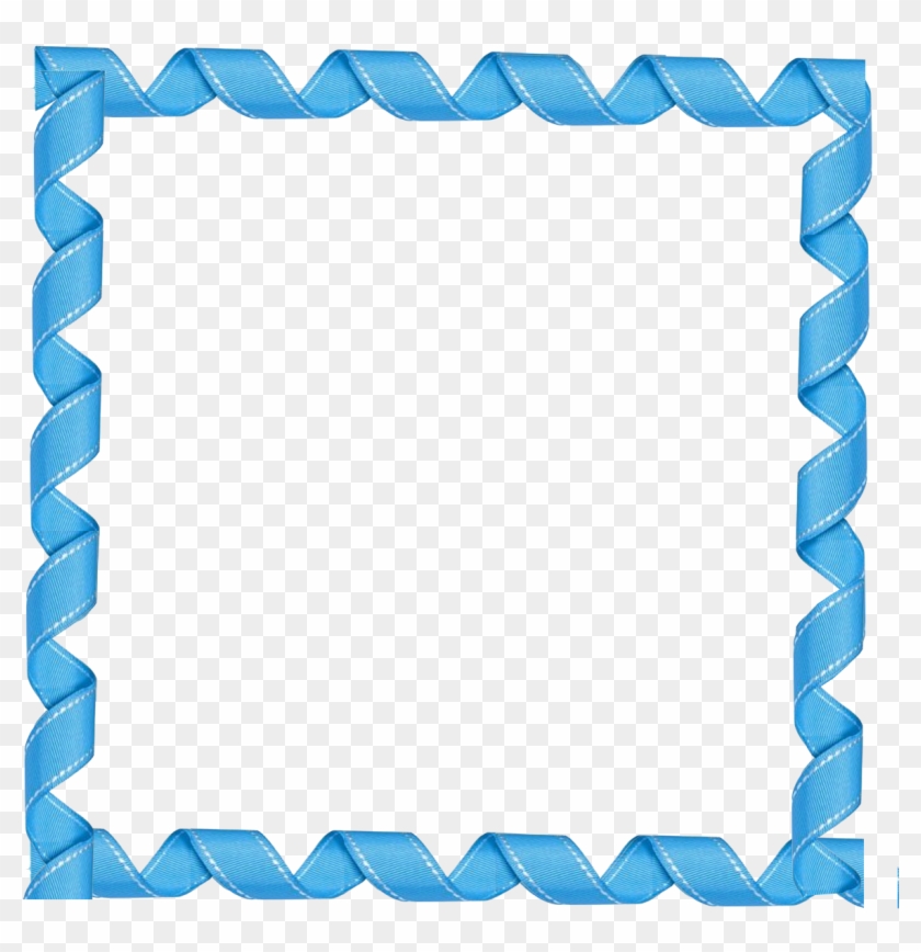 Picture Frames Blue Clip Art - Blue Frame Png #30650