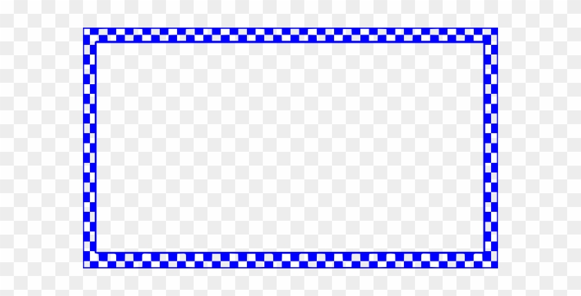 Blue Checkered Border Clip Art At Clker - Cars 3 Background Png #30659