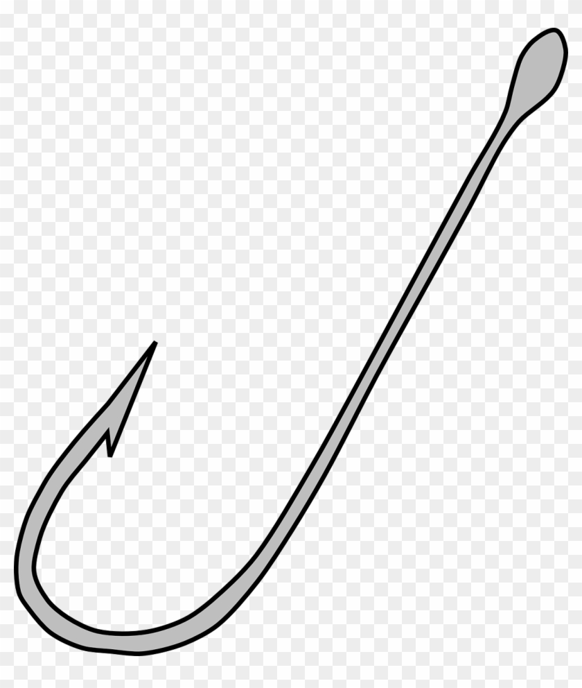 Clipart - Fishing - Fish Hook Transparent Background #30692